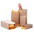 Anpassungsgeschäfte Taschen Kraftpapiertasche gebackene Brot fettproof taptsbeutel Logo billig